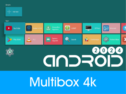 Android 8.0 Miltibox 4K 2024